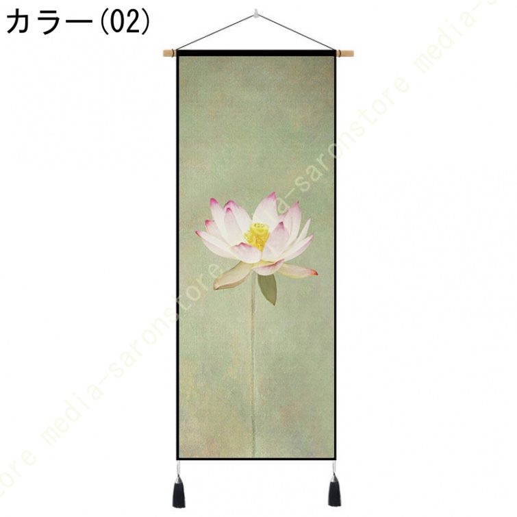 掛け軸 おしゃれ 水墨画 花鳥図 四季花鳥画 壁掛け 中国絵画 モダン