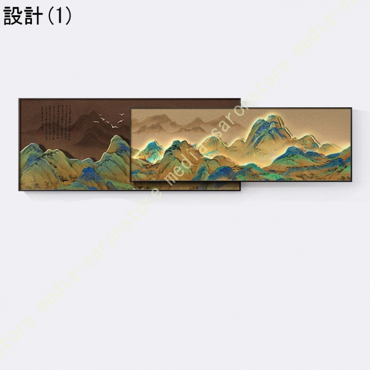 アートパネル 2枚 アートボード ポスター インテリア 現代 モダン フレーム 額付き 風景画 抽象画 プレゼント ギフト 玄関 アートポスター 壁画 壁掛け 壁飾り_1