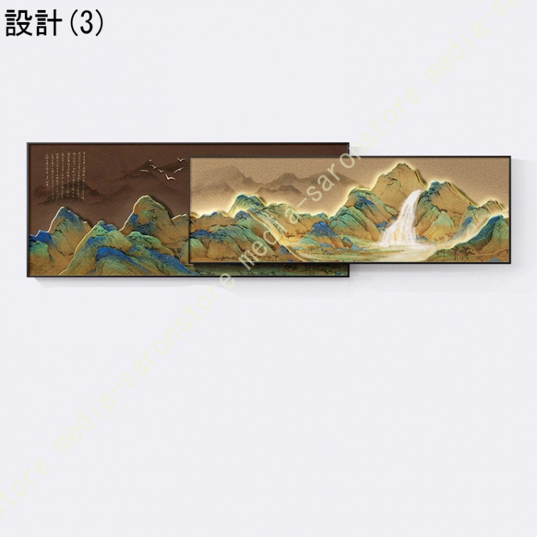 アートパネル 2枚 アートボード ポスター インテリア 現代 モダン フレーム 額付き 風景画 抽象画 プレゼント ギフト 玄関 アートポスター 壁画 壁掛け 壁飾り_3
