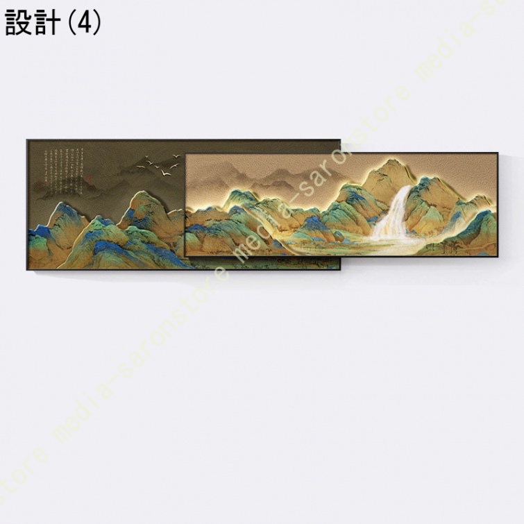 アートパネル 2枚 アートボード ポスター インテリア 現代 モダン フレーム 額付き 風景画 抽象画 プレゼント ギフト 玄関 アートポスター 壁画 壁掛け 壁飾り_4