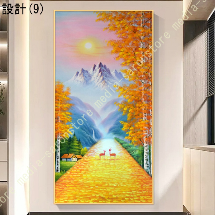 アートパネル モダン 北欧 壁掛け アートポスター キャンバスアート 風水 フレーム付き 絵画 インテリア おしゃれ シンプル ソファの背景絵画 ウォールアート_9