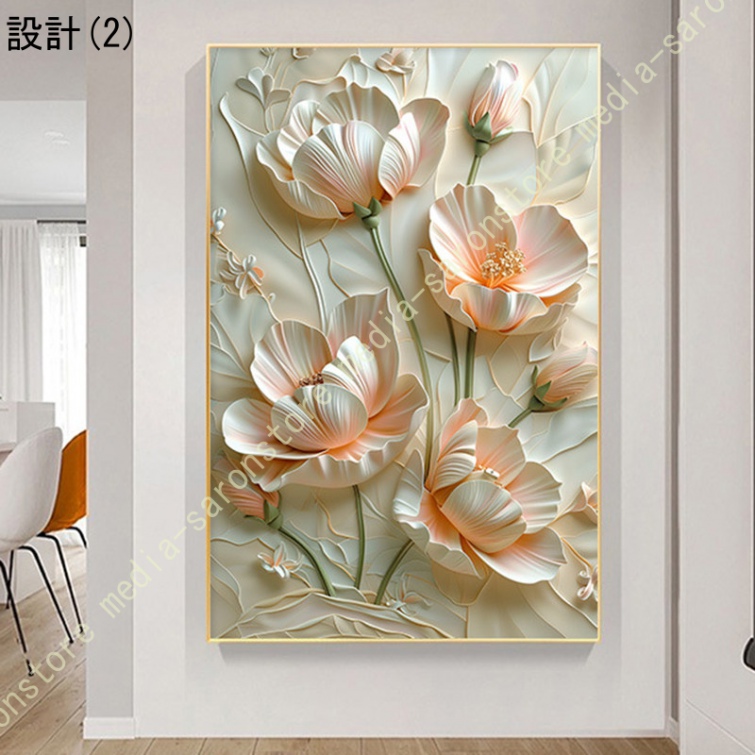 絵画 アートパネル 花 植物 ポスター インテリア モダン 風景画 玄関 壁掛け キャンバス 飾り絵 アートボード 部屋飾り 壁飾り 壁の絵 ソファの背景絵画_2