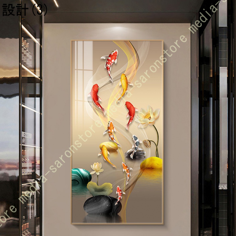 玄関 アートパネル 飾り絵 風水 開運絵画 おしゃれ 風景画 ゴールド