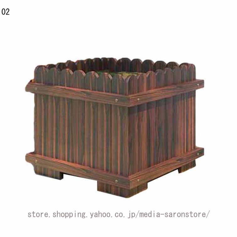 スクエア プランター長方形 大 プランター 木製プランター 大型 屋外