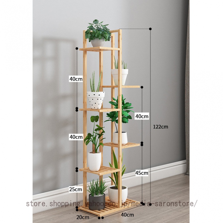 フラワーシェルフ 植物ホルダー ディスプレイラック フラワースタンド