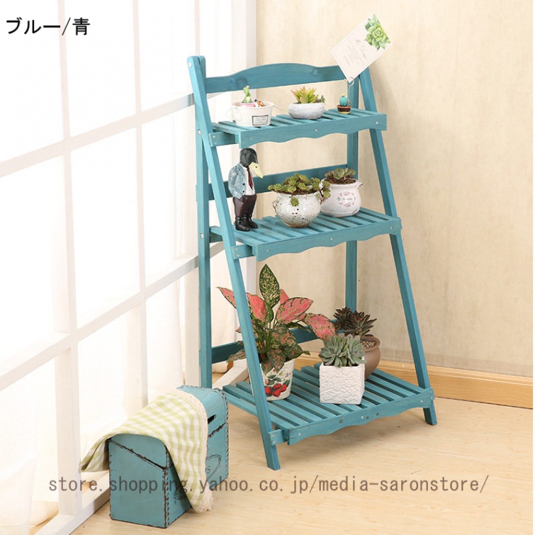 プランタースタンド 木製フラワースタンド 折りたたみ式 花台 木製