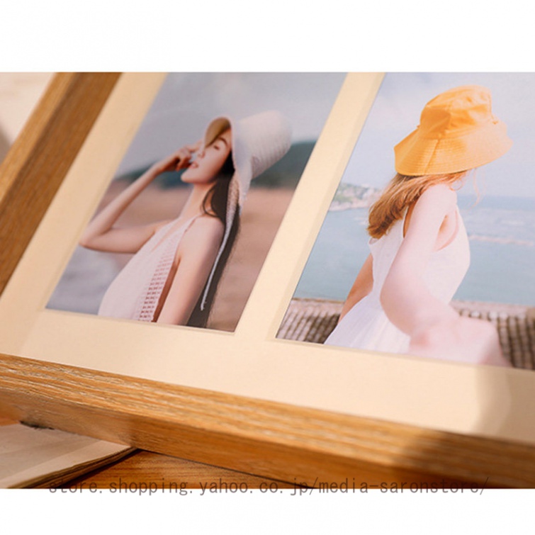 フォトフレーム 2L 3枚 4サイズに対応 2L判 ダブルフレーム 2面 複数枚