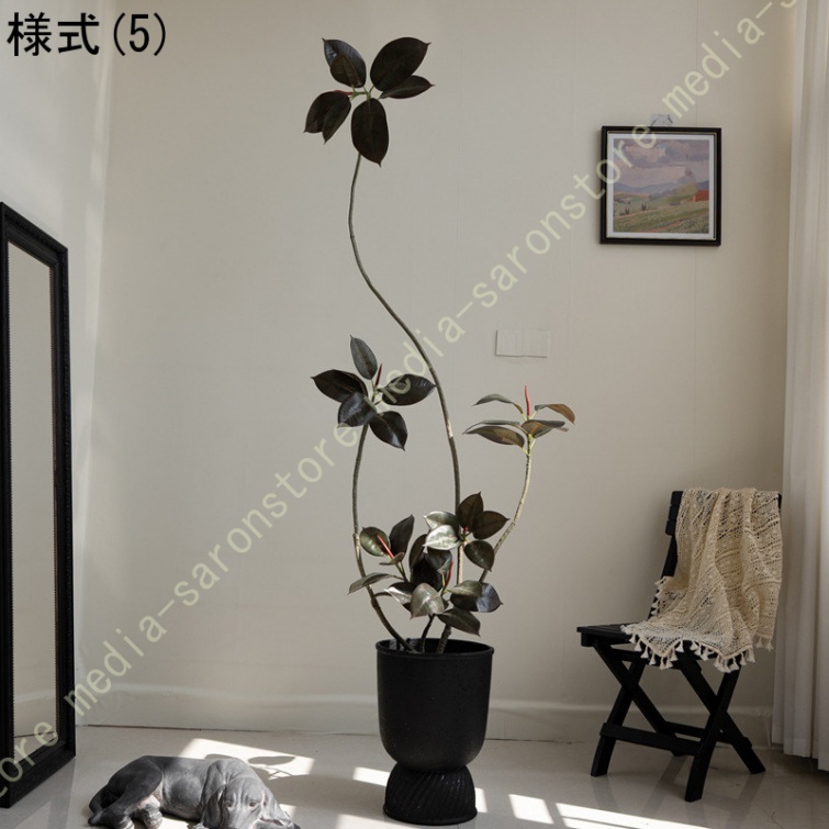 フェイクグリーン インテリア グリーン 人工観葉植物 大型 鉢植え 造花 おしゃれ かわいい オフィス プレゼント フェイク植物 室内 屋外 玄関 リビング_5