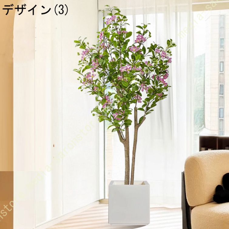フェイクグリーン リアルな人工植物 室内装飾 大型 屋内 庭 オフィス 玄関ポーチ用 緑の装飾用 人工観葉植物 北欧 ins風 大きい 事務所 インテリア 造花 自宅の画像