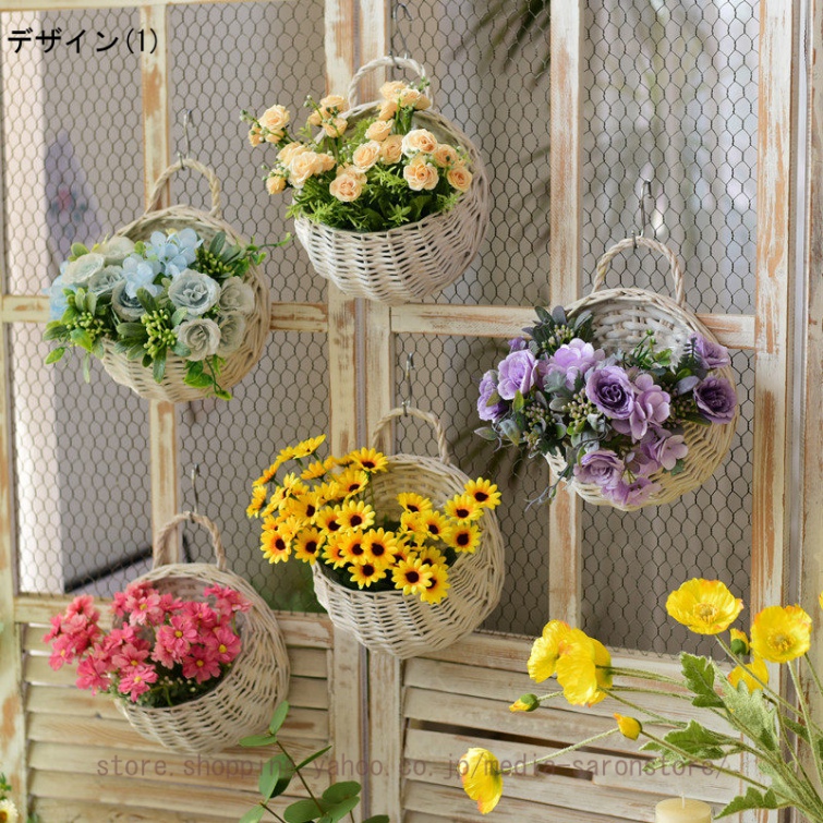 カゴ（人工観葉、フェイクグリーン） | 花、ガーデニング のおすすめ