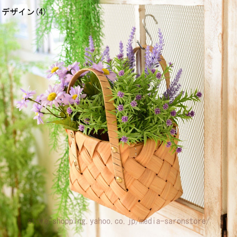 カゴ（人工観葉、フェイクグリーン） | 花、ガーデニング のおすすめ