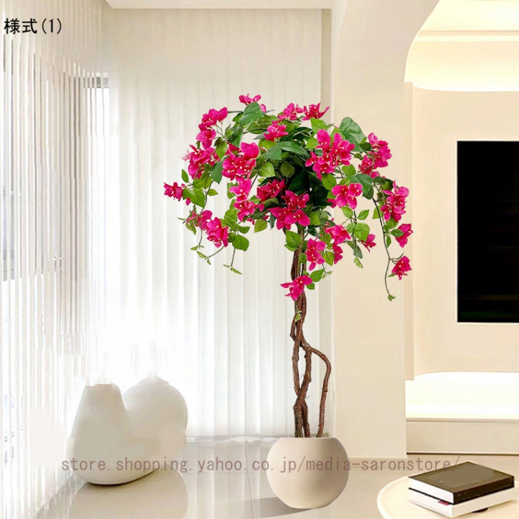 人工観葉植物 大型 フェイクグリーン 本物そっくりの人工植物 人工樹木 インテリアグリーン 観葉樹 植木 世話がない 枯れない 裏庭 屋内 オフィス お祝い 結婚_1