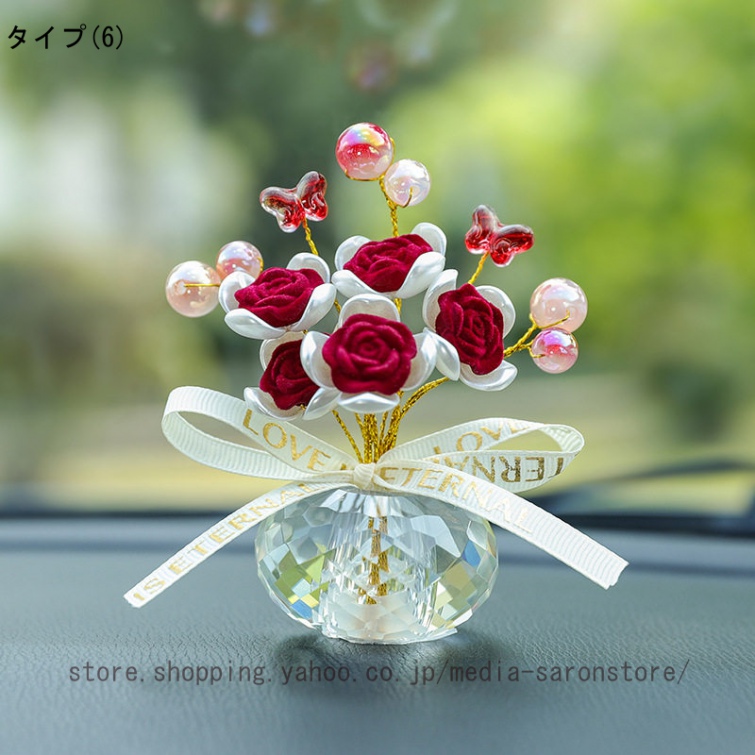 造花 インテリア クリスタル バラ 薔薇 一輪の花 枯れない花 フラワー