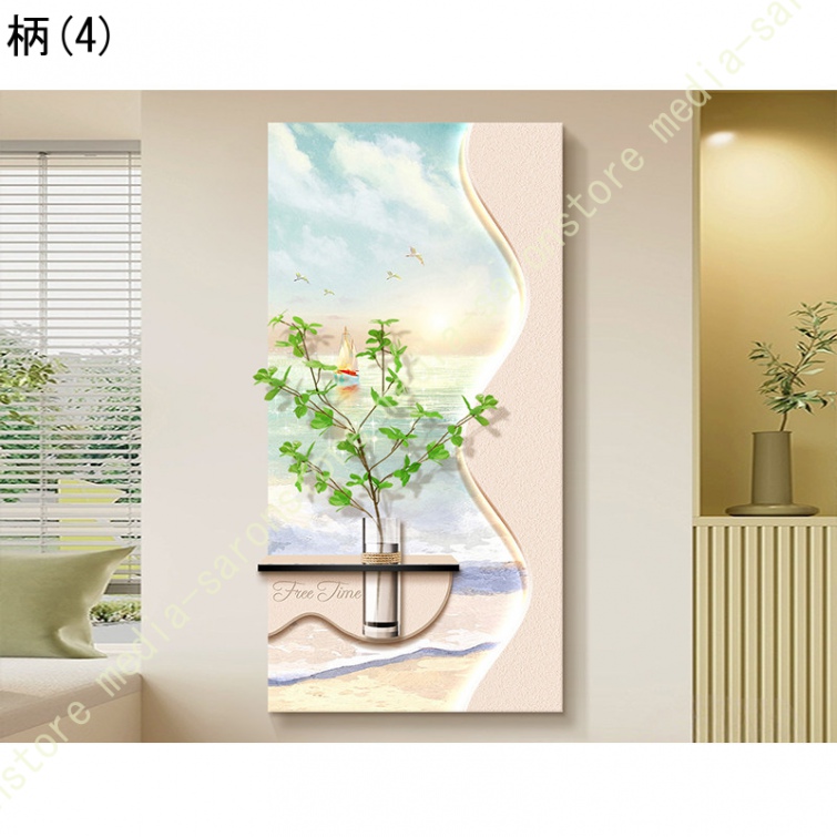 アートパネル 花の絵画 壁掛け ウォールデコ 透明花瓶付き 宿泊施設 リビングルーム 玄関 背景壁装飾 ウォールデコレーション トレイ付き 多機能 新築祝い_4