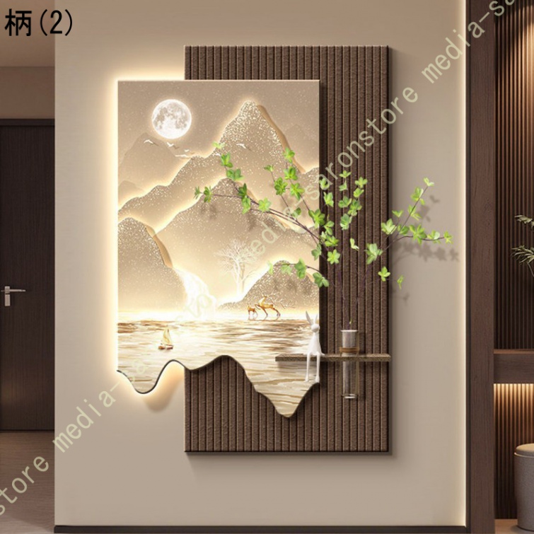 ウォールアート 方形 壁掛け 芸術的 装飾絵 インテリア ポスター プリント ソファ背景絵画 北欧 ポスター 寝室 リビング ポーチ装飾 壁取り付け 中古風_2