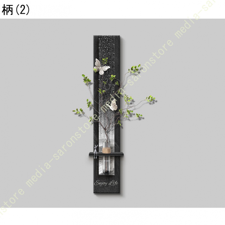 ウォールシェルフ 縦型 ウォールパネル DIY取付可能 壁掛けアート 掛け画 客室 カフェ リビング オフィス装飾に最適 コーナーシェルフ オープンラックの画像