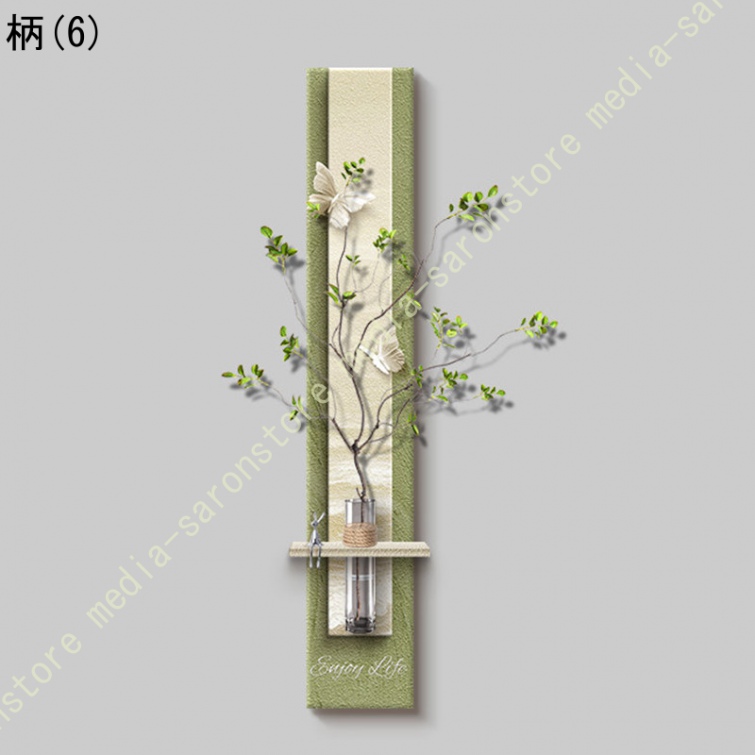 ウォールシェルフ 縦型 ウォールパネル DIY取付可能 壁掛けアート 掛け画 客室 カフェ リビング オフィス装飾に最適 コーナーシェルフ オープンラックの画像