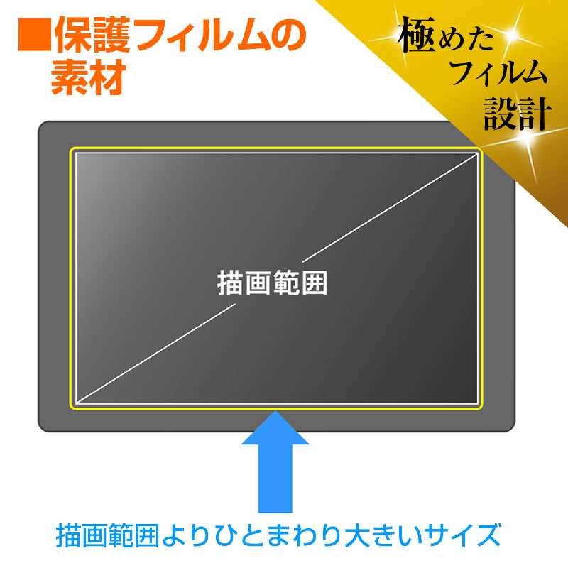 ARTISUL D13 (13.3インチ) 機種で使える ペーパーテイスト 強化ガラス