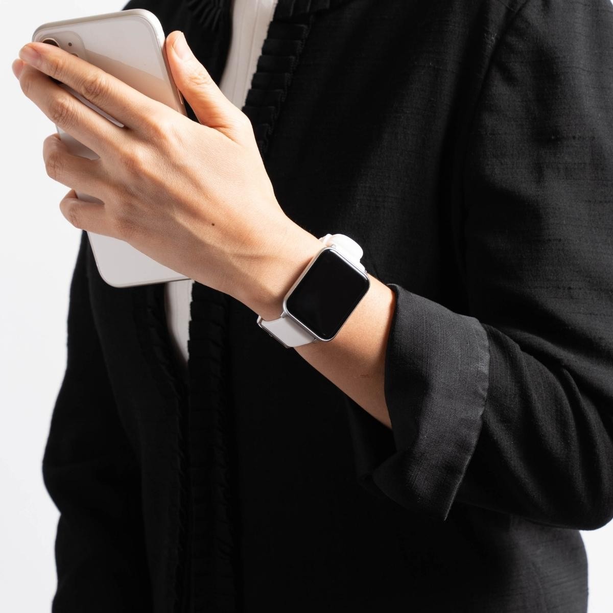スマートウォッチ シリコン 替えバンド 20mm（留め具ブラック） MedicTec catcher1対応 他社製品 Xiaomi Redmi Watch Huawei対応｜medictec｜09