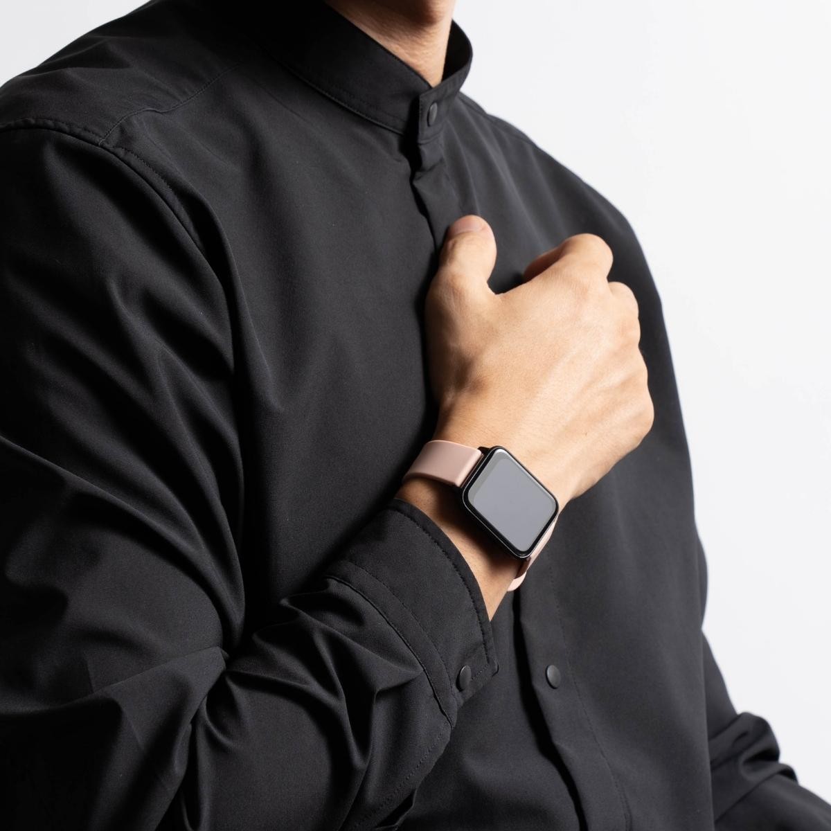 スマートウォッチ シリコン 替えベルト 20mm（留め具シルバー） MedicTec catcher1対応  他社製品 Xiaomi Redmi Watch Huawei対応｜medictec｜06
