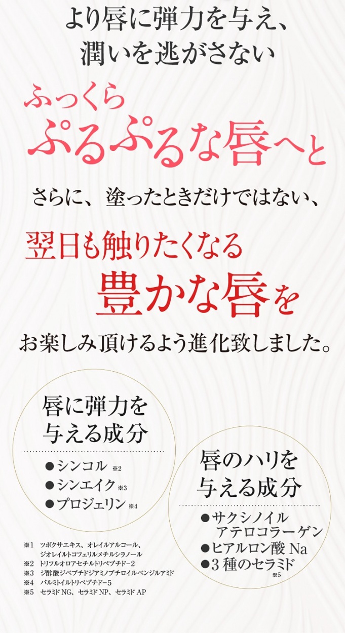 唇に弾力を与えるプランパーのKAKEHIKI