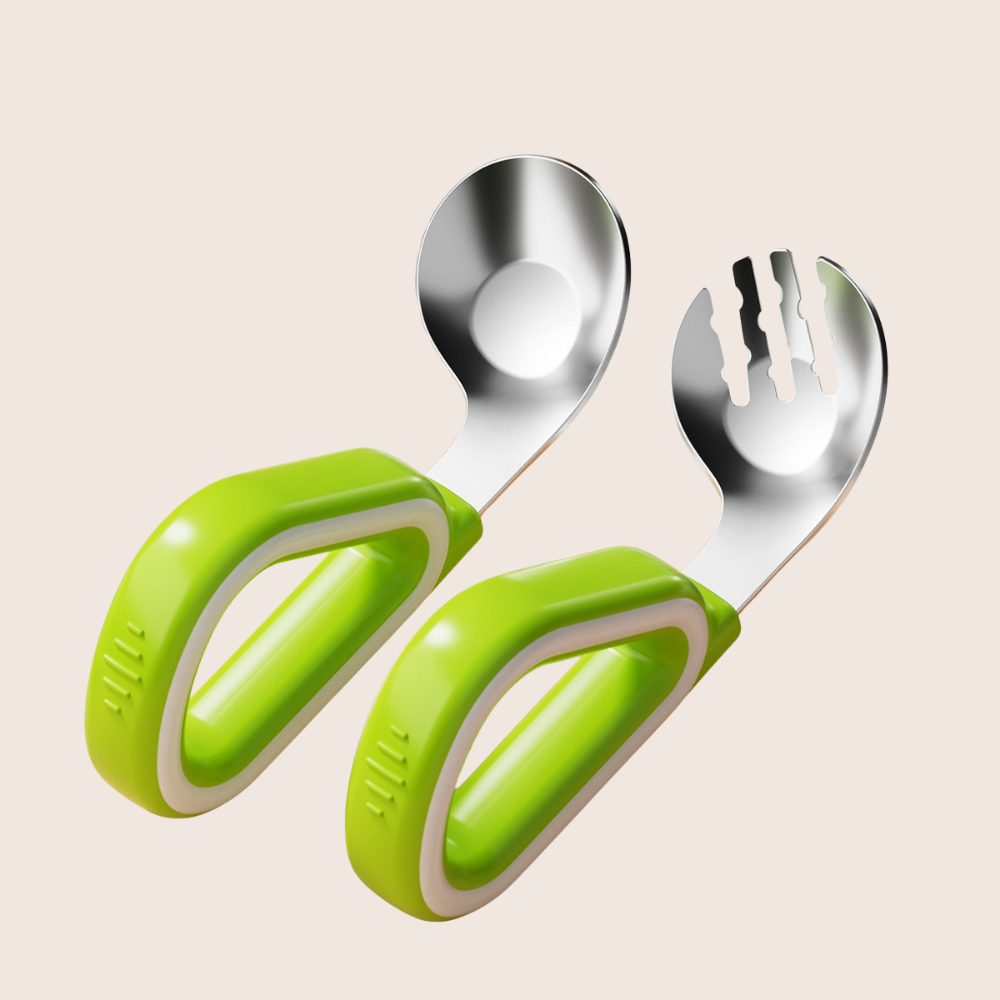 キッズカトラリー スプーンフォーク 食洗機対応 ２点セット カトラリー スプーンフォークセット 子供用 赤ちゃん ベビー キッズ 握りやすい 持ち運び ケース付き |  | 03