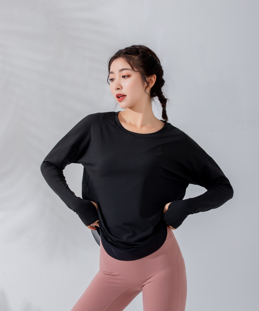 ヨガウェア ランニングウェア ヨガ ホットヨガ トレーニング トップス トップス ジョギング ピラティスウェア 長袖 オールシーズン 伸縮 ストレッチ |  | 04