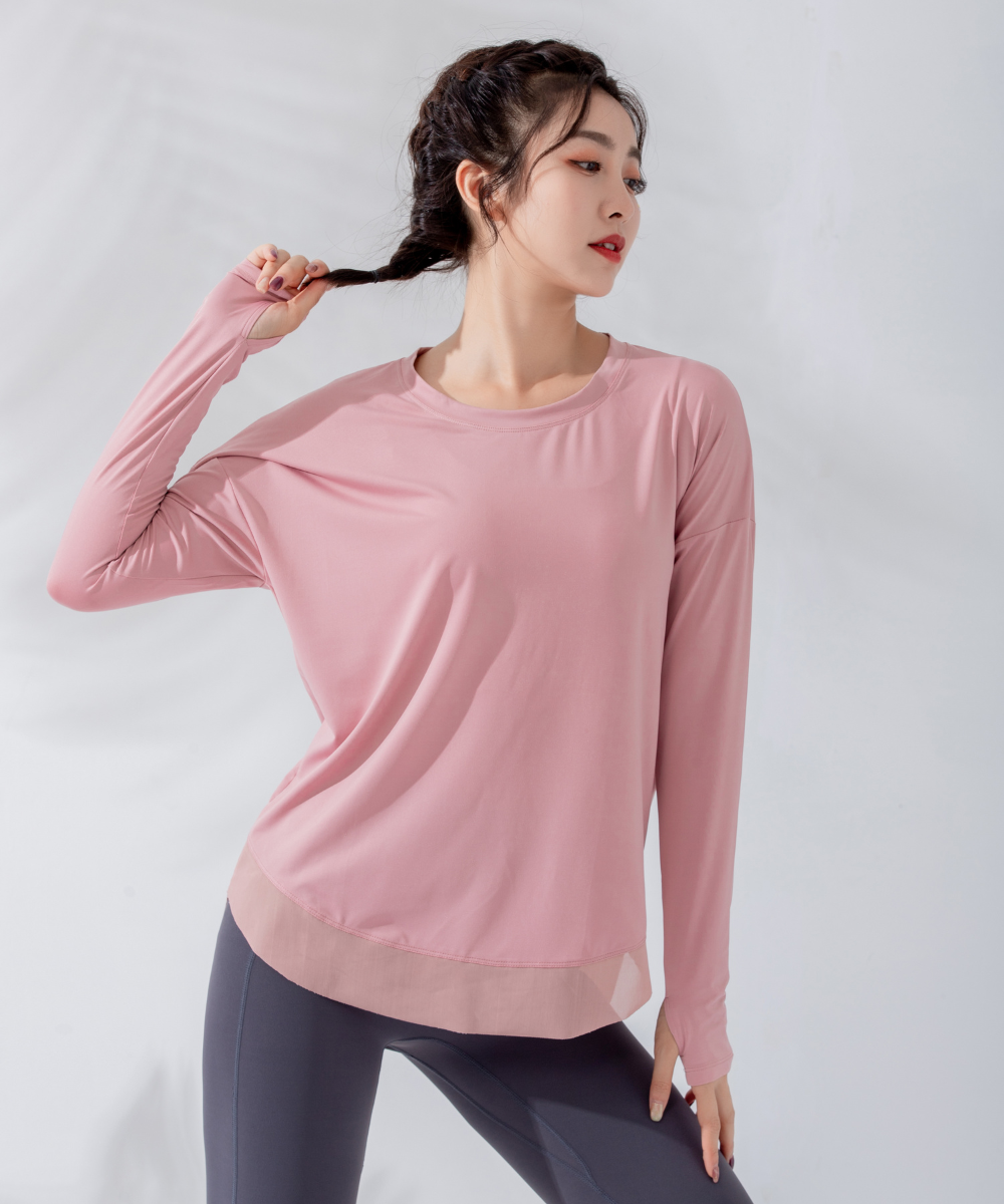 ヨガウェア ランニングウェア ヨガ ホットヨガ トレーニング トップス トップス ジョギング ピラティスウェア 長袖 オールシーズン 伸縮 ストレッチ |  | 02