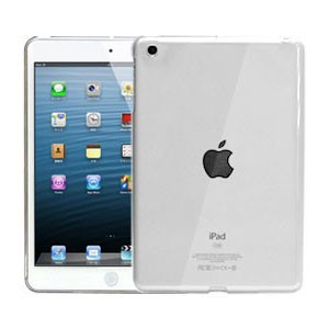 Apple iPad mini 5 シルバー 透明ケース付き メール便送料無料] シンプル クリアケース {1}【iPad mini