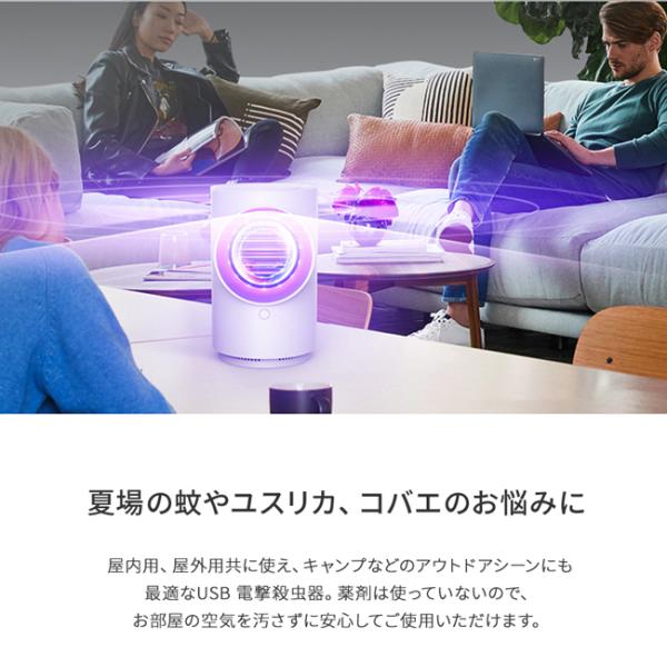 [宅配便送料無料]  USB電源 電撃/吸引殺虫器 BP31【電撃殺虫器 吸引式捕虫器 小型 USB 蚊取り器 電気 吸引 電撃 UV光源誘引式 コバエ 小バエ 蚊 屋内 虫除け】 |  | 03