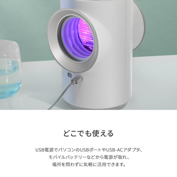 [宅配便送料無料]  USB電源 電撃/吸引殺虫器 BP31【電撃殺虫器 吸引式捕虫器 小型 USB 蚊取り器 電気 吸引 電撃 UV光源誘引式 コバエ 小バエ 蚊 屋内 虫除け】 |  | 08