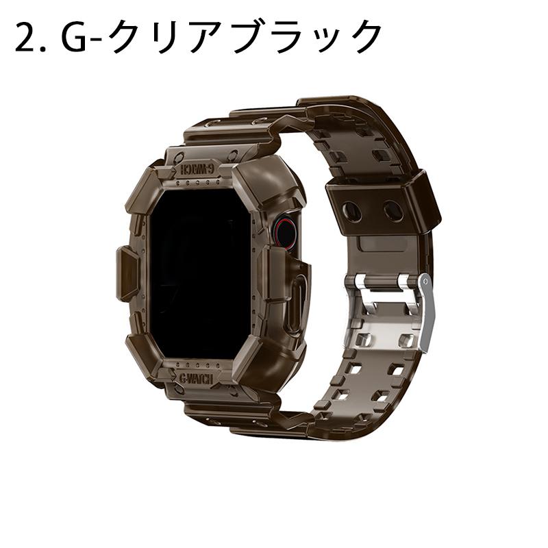 アップルウォッチ バンド G-band Apple Watch ベルト カバー 一体型 耐衝撃 韓国 メンズ レディース おしゃれ  ワイヤレス充電器のお得なオプション付き :2107B-257:MEGA Cart - 通販 - Yahoo!ショッピング