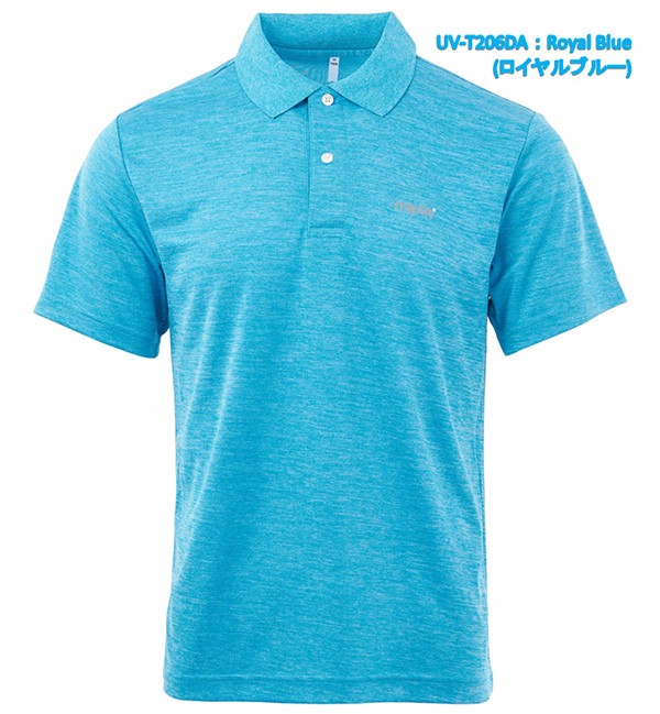 MEGA GOLF（メガゴルフ） メンズ 杢柄 吸汗速乾 COOUV 夏の雪 半袖