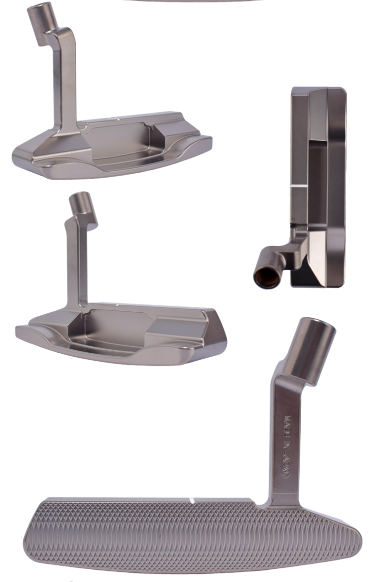 4つの仕上げ オンネーム 広田ゴルフ 軟鉄鍛造 削り出し  フォージド ミルド パター ピン型 ( HIROTA GOLF Original Forged Milled Putter ) 送料無料 地クラブ | 広田ゴルフ | 04