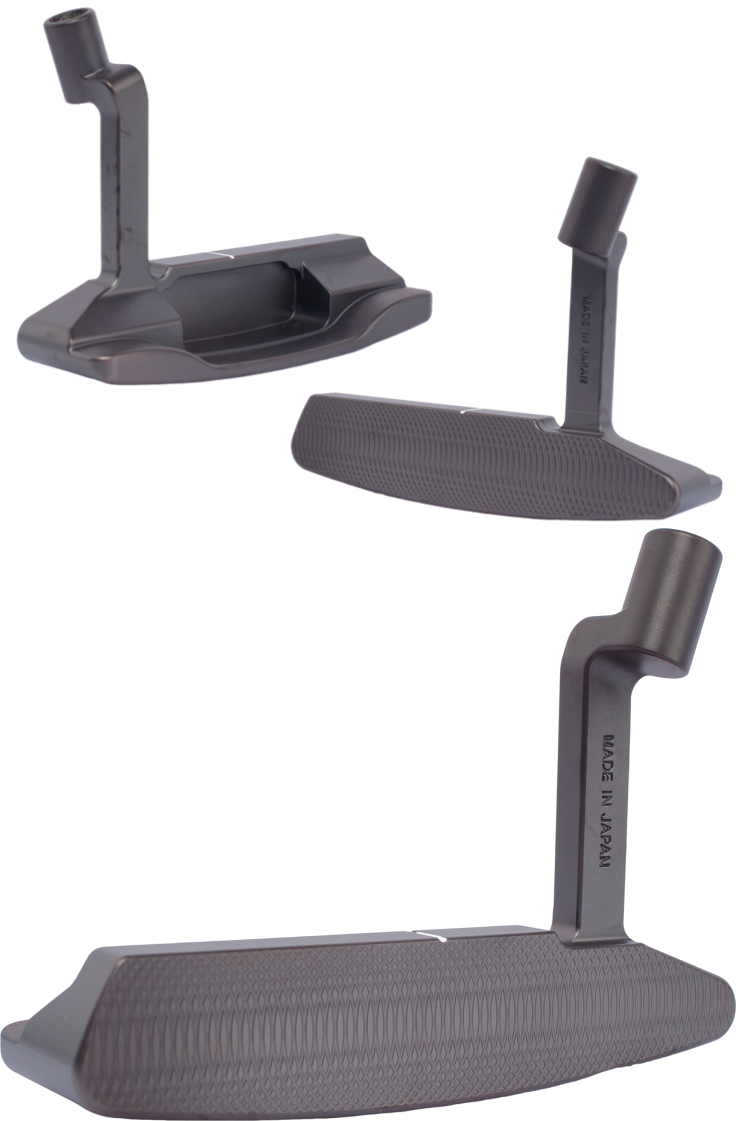 4つの仕上げ オンネーム 広田ゴルフ 軟鉄鍛造 削り出し  フォージド ミルド パター ピン型 ( HIROTA GOLF Original Forged Milled Putter ) 送料無料 地クラブ | 広田ゴルフ | 07