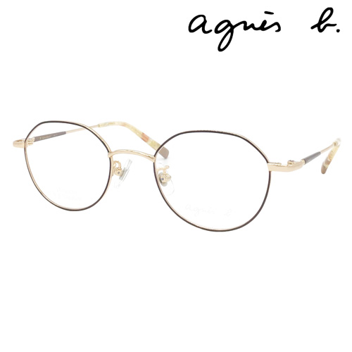 agnes b. アニエスベー メガネ 50-0088 C01/C02/C03 47mm Titanium