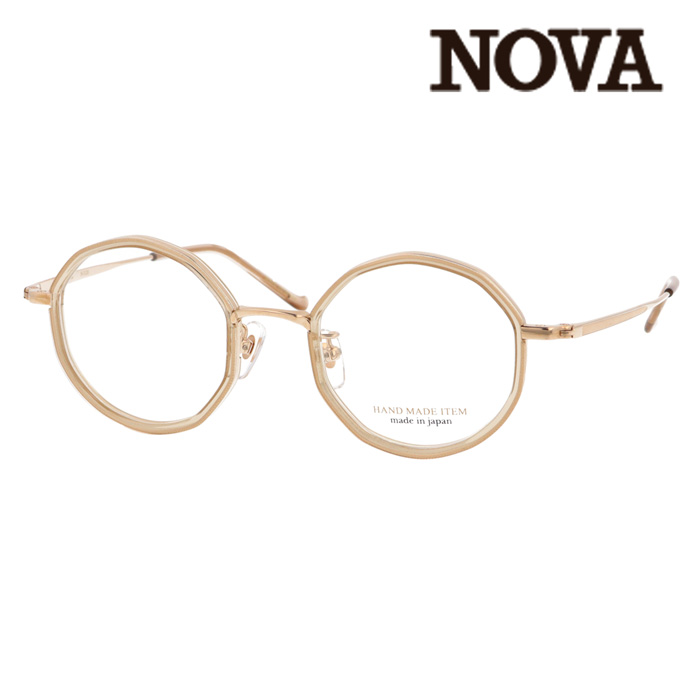 NOVA ノバ メガネ H-3120 C-1/2/3/4/6/8 45mm 6color 日本製 HAND MADE