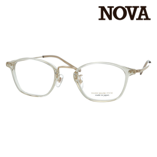 NOVA ノバ メガネ H-5038 C-1/3/4 48mm 日本製 HAND MADE ITEM 4color｜megane-hayami｜03