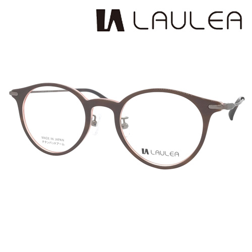 LAULEA ラウレア メガネ LA4044 col.BKH/BL/BR/LBR 46mm 日本製 MADE IN JAPAN AMIPARIS アミパリ スクエア チタンパッドアーム 4color