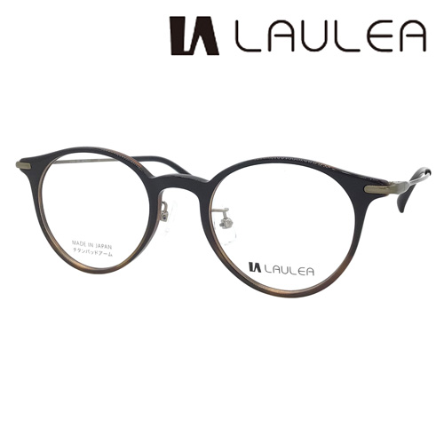 LAULEA ラウレア メガネ LA4044 col.BKH/BL/BR/LBR 46mm 日本製 MADE IN JAPAN AMIPARIS アミパリ スクエア チタンパッドアーム 4color