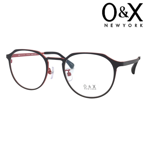 O&X NEW YORK オーアンドエックス メガネ OT-8074J col.01/03/04 49mm 日本製 クラウンパント ボストン 3color