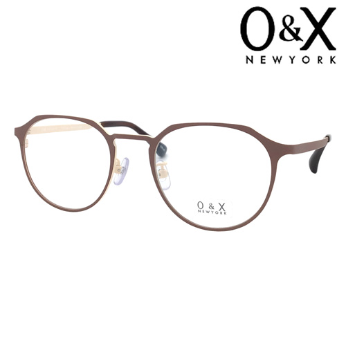 O&X NEW YORK オーアンドエックス メガネ OT-8074J col.01/03/04 49mm 日本製 クラウンパント ボストン 3color