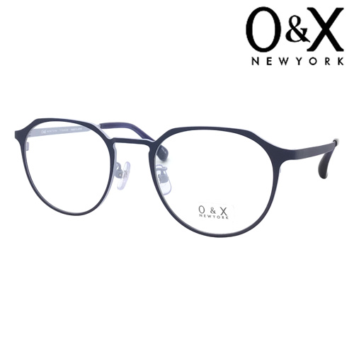 O&X NEW YORK オーアンドエックス メガネ OT-8074J col.01/03/04 49mm 日本製 クラウンパント ボストン 3color