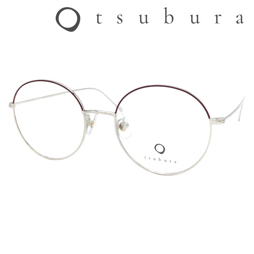 tsubura つぶら メガネ T-06 Beni-iro/Kin-iro 51mm ラウンド チタン 日本製 2color : t06-51mm :  メガネのハヤミ ヤフー店 - 通販 - Yahoo!ショッピング