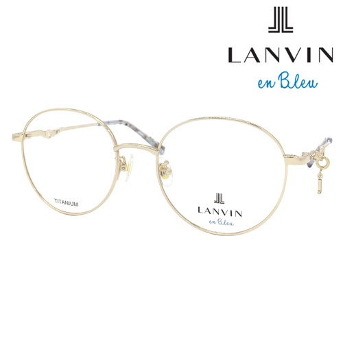 LANVIN en Bleu ランバン オン ブルー メガネ VLB006J col.0I88/0SM6/02AM 51mm ラウンド  ロゴチャーム 3color｜megane-hayami｜02