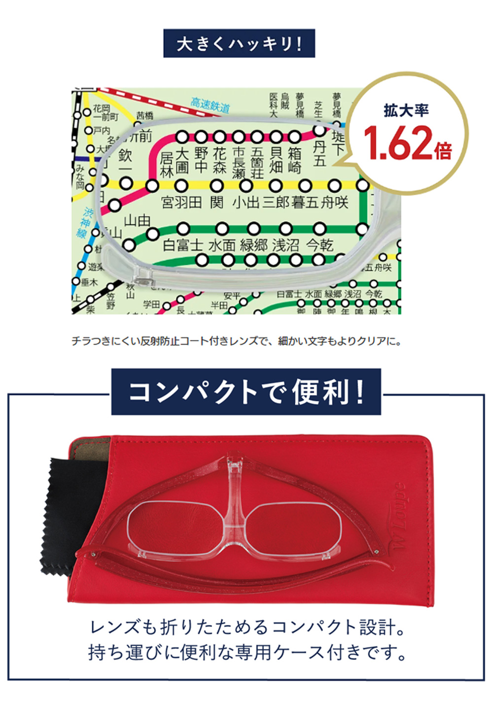 CHARMANT シャルマン ルーペを超えるダブルルーペ W Loupe 全3色