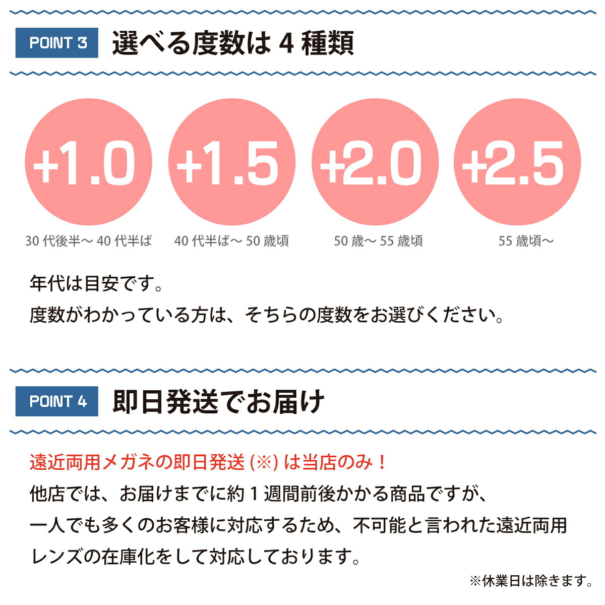 遠くも見える老眼鏡