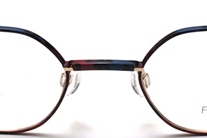 フレーム単品メガネ】 Farben ファルベン F7059-672G レッド系/レッド