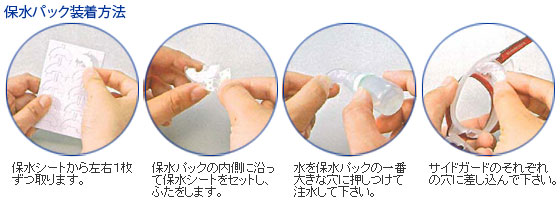 保水パック装着方法