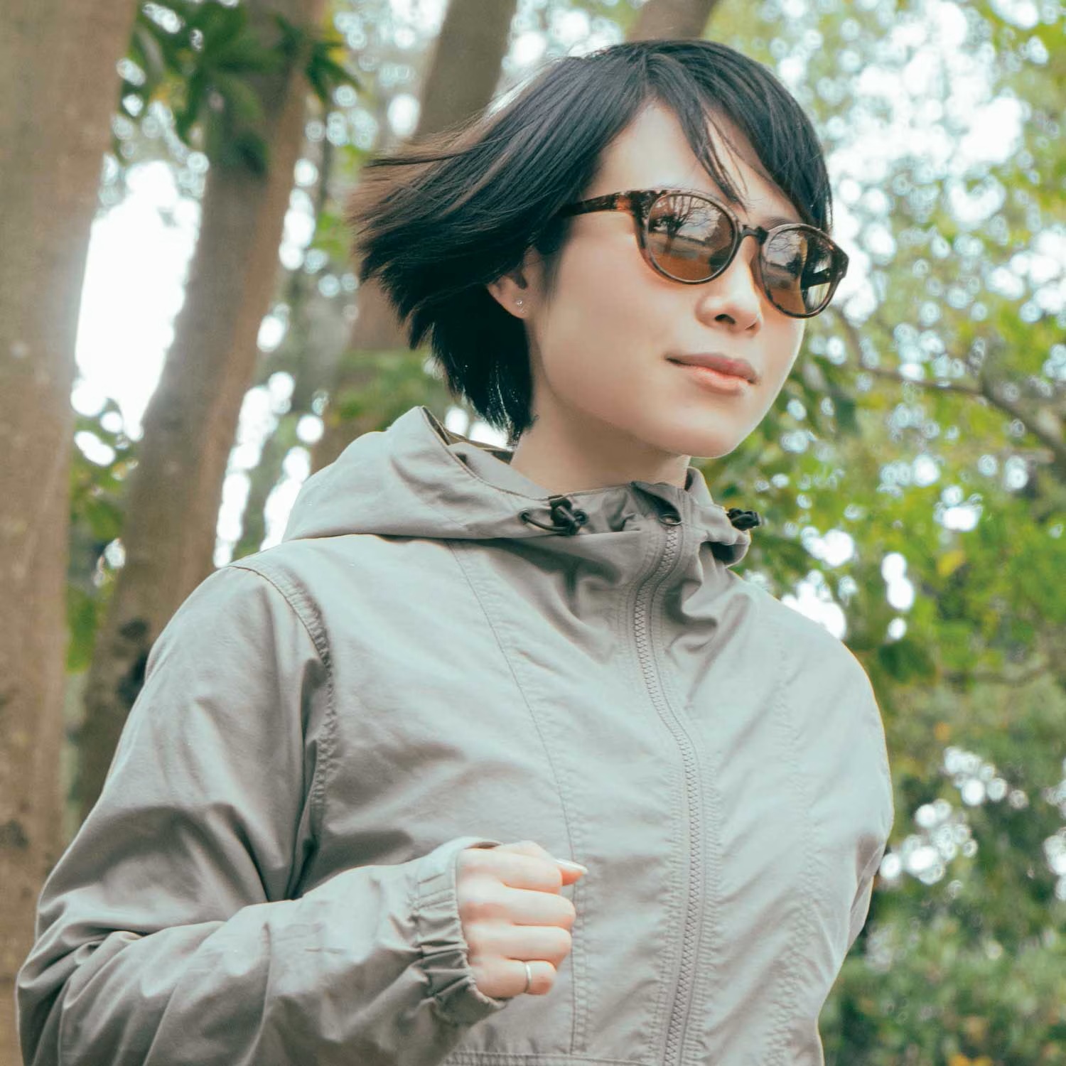 ソライズ サングラス EIGHT HAKU 優しい印象与えるボストンモデル  